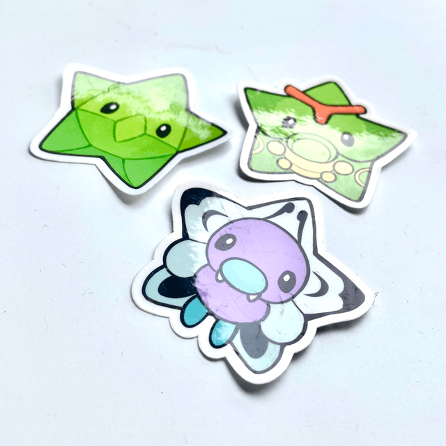 Caterpi Pokéstar Sticker Set