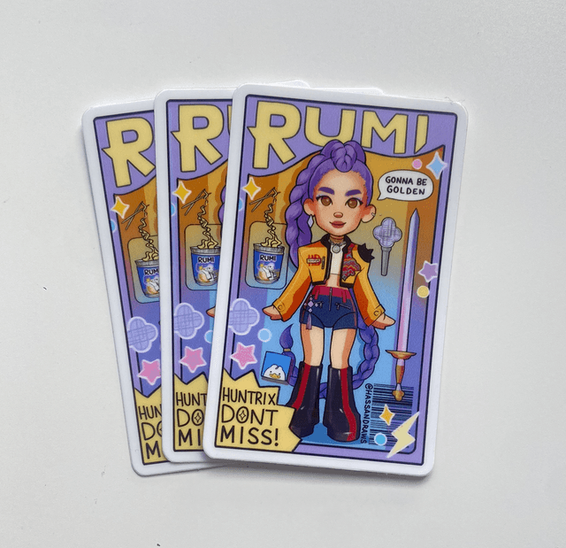 Kpop Demon Rumi Doll Sticker 