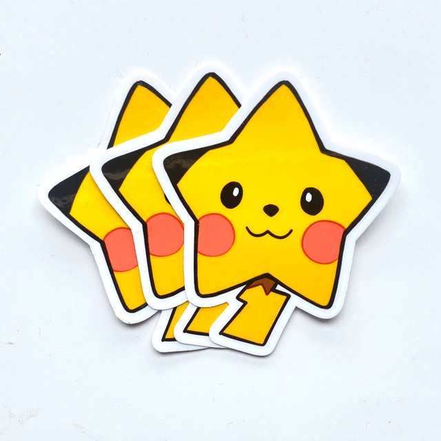 Pika PokéStar Sticker