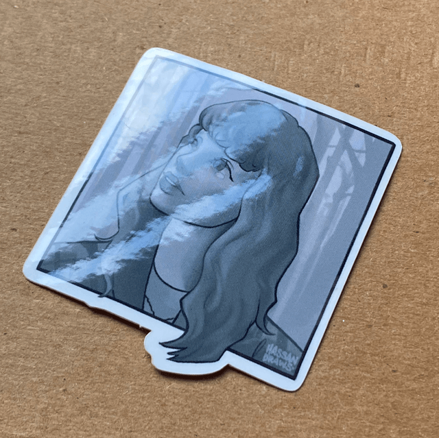 Folk Vinyl Sticker
