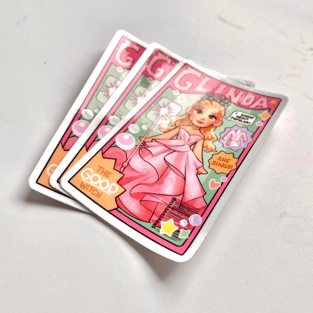 Good Witch Wicked Doll Sticker