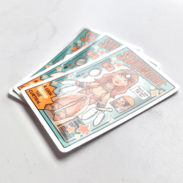 Showgirl Doll Sticker 