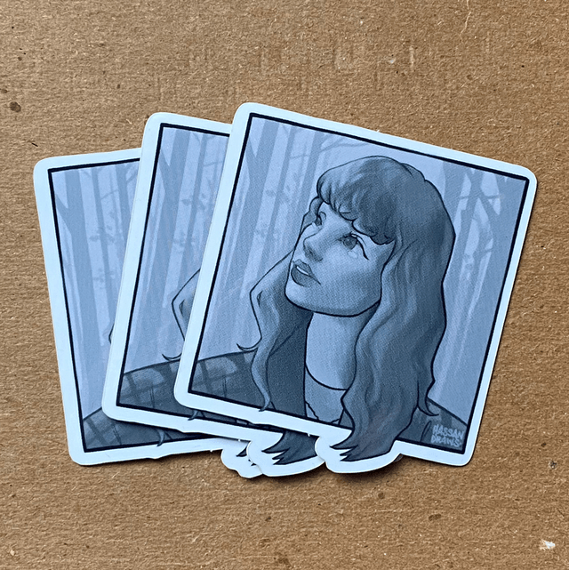 Folk Vinyl Sticker