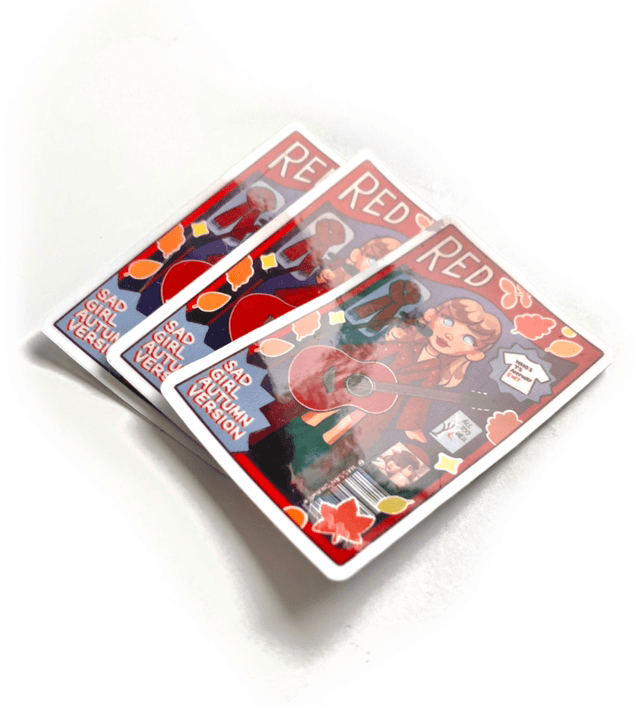 Red Eras Doll Sticker