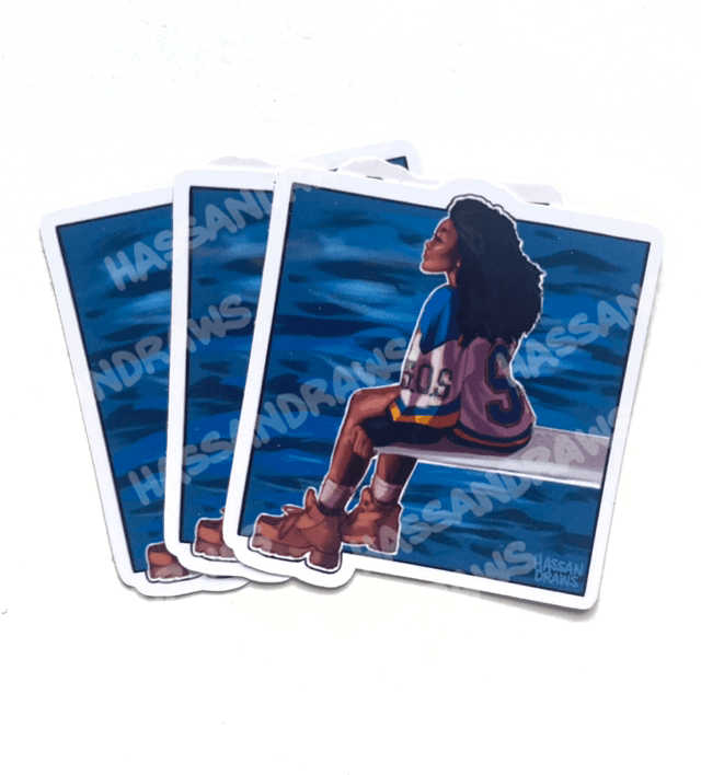 SOS dive board vinyl Sticker 