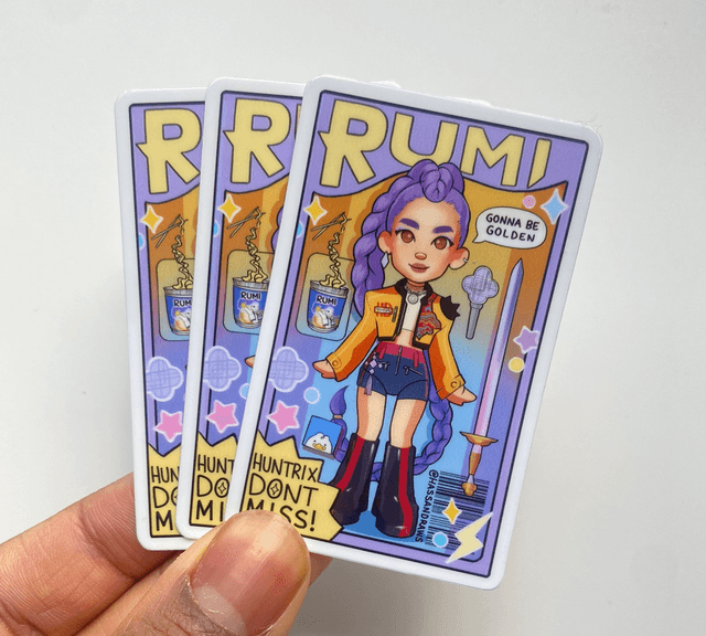 Kpop Demon Rumi Doll Sticker 