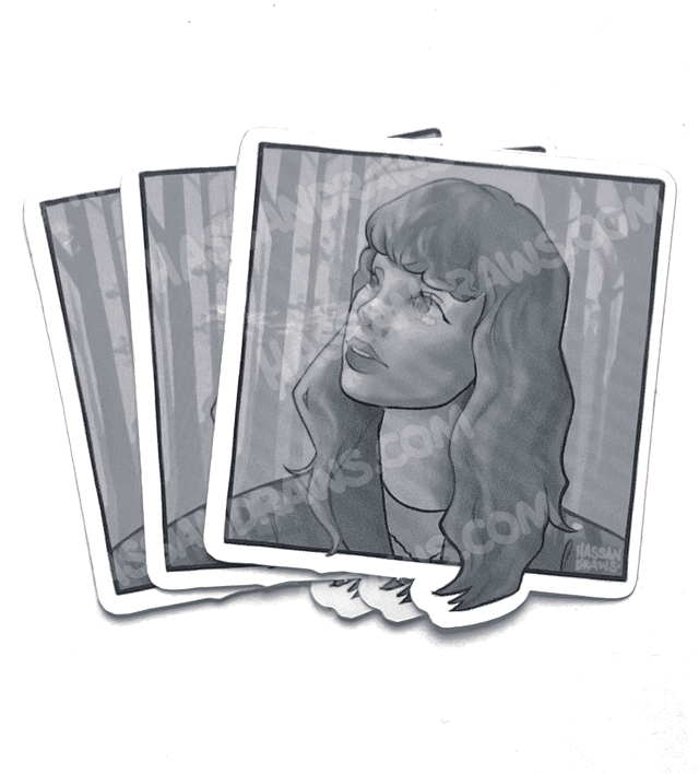 Folk Vinyl Sticker