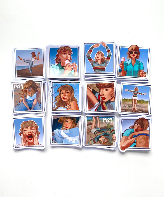 '89 Album Sticker Set