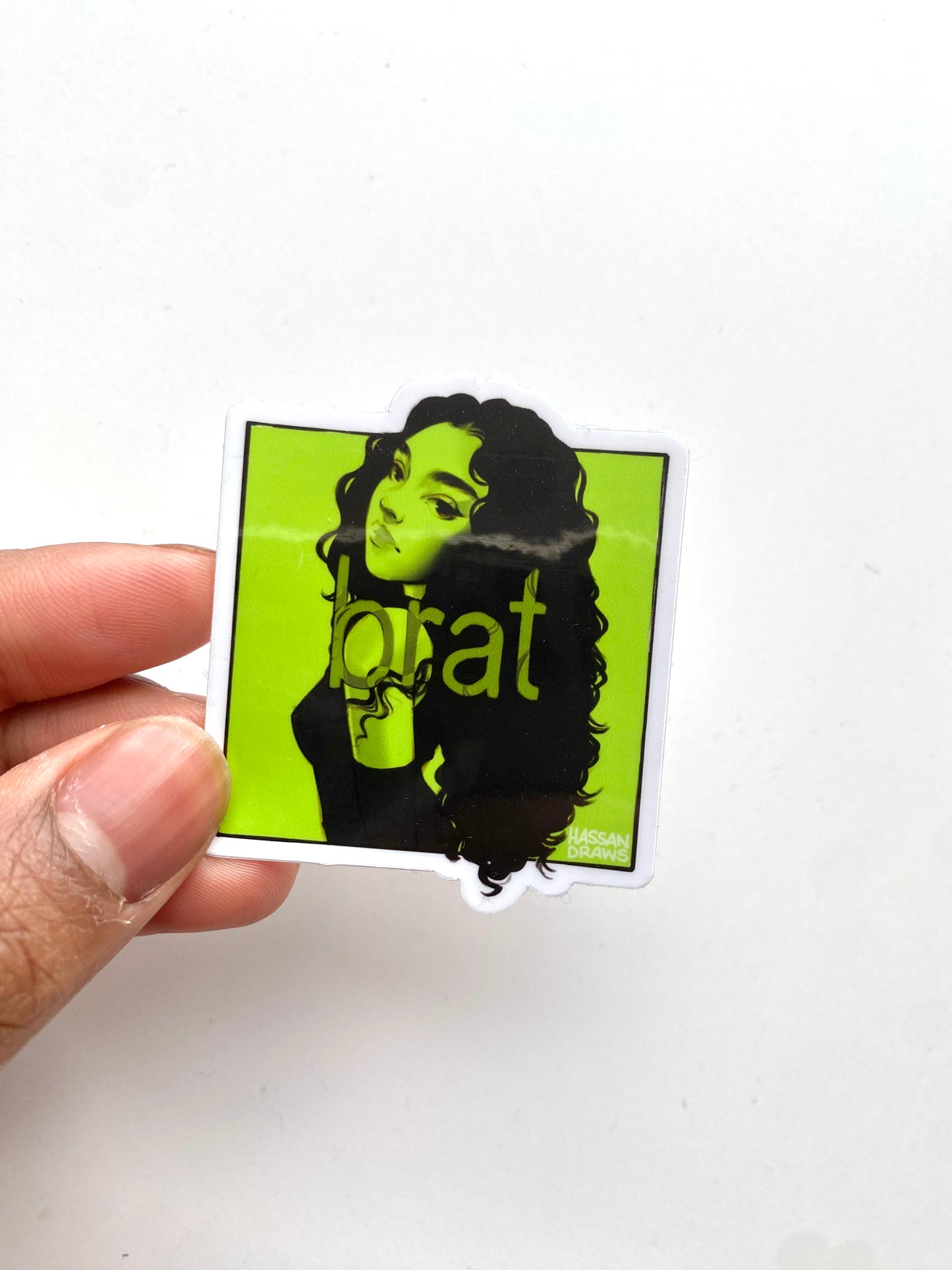 Charli Green Sticker